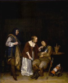 The Sleeping Soldier by Gerard ter Borch