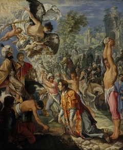 The Stoning of Saint Stephen by Adam Elsheimer