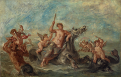 The Triumph of Amphitrite by Eugène Delacroix