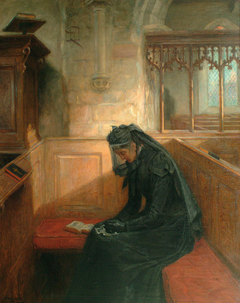 The Widow by Ralph Hedley