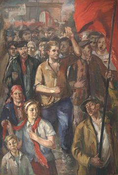 The working people of the uprising on 21 June 1940 in Tartu by Andrus Johani