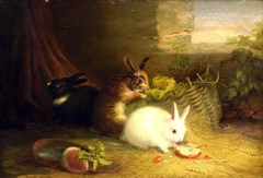 Three Rabbits by Mary Russell Smith