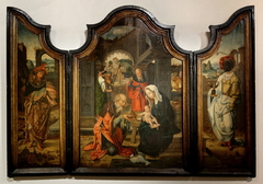 Triptyque de l'Adoration des Mages by Master of 1518