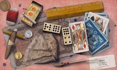 Trompe l'oeil still life by Harry Wrigg