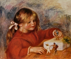 Claude Renoir, playing by Auguste Renoir