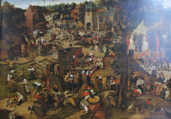 festa paesana by Pieter Brueghel the Younger