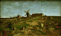 View of Montmartre with Windmills by Vincent van Gogh