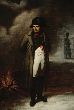 Napoleon przy ognisku by Walenty Wańkowicz