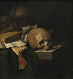 Vanitas Still Life by Pieter van der Willigen