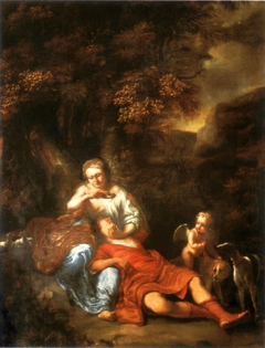 Venus and Adonis. by Ferdinand Bol