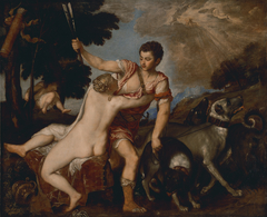 Venus and Adonis by Titian