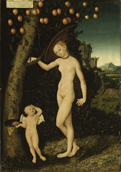 Venus and Cupid as Honey Thief by Lucas Cranach the Elder