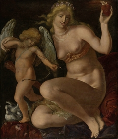 Venus and Cupid by Jacob de Gheyn II