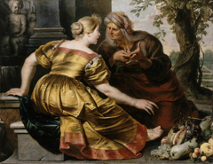 Vertumnus and Pomona by Cornelis de Vos