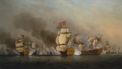 Vice Admiral Sir George Anson's Victory off Cape Finisterre by Samuel Scott