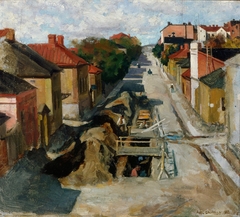 View from Fredrikinkatu by Akseli Gallen-Kallela