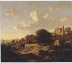 View of a Fortified City by Jan van der Heyden