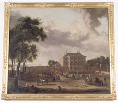 View of Gemeenlandshuis Zwanenburg by Dirk Maas