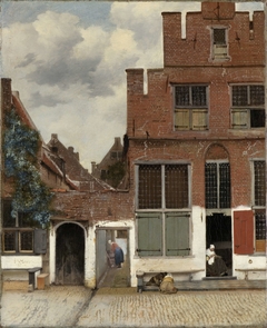 View of Houses in Delft, Known as ‘The Little Street’ by Johannes Vermeer