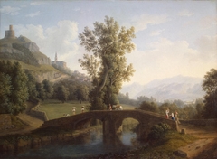 View of Montesarchio by Jacob Philipp Hackert