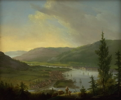 View towards Drammen, Norway by Christian August Lorentzen