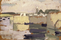 Village at the Water's Edge by Roger de La Fresnaye