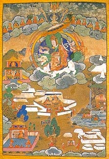 Vision of Chogyur Dechen Lingpa by Orgyen Chokgyur Lingpa