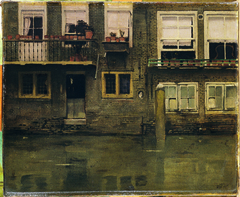 Voorstraatshaven, Dordrecht by Willem Witsen