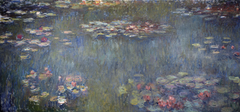 Waterlilies Pond, Green Reflection by Claude Monet