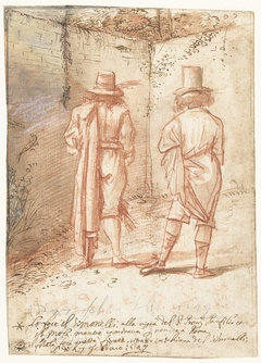 Wederzijdse portretten van Pier Francesco Mola en Niccolo Simonelli by Pier Francesco Mola