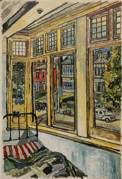 Window to Hardy Road by John Randall Bratby