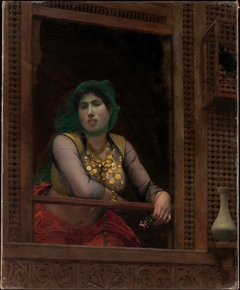 Woman at a Balcony by Jean-Léon Gérôme