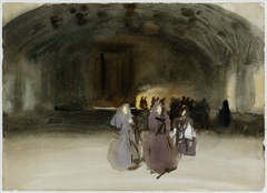 Women Approaching by John Singer Sargent