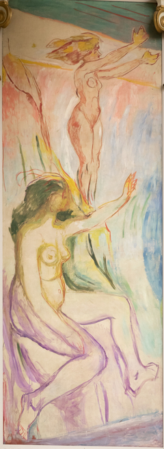 Women Turned towards the Sun by Edvard Munch