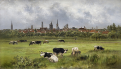 Zicht op Brugge by Xavier de Cock