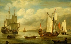 A Dutch States Yacht by Lieve Verschuier