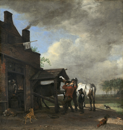 A Farrier's Shop by Paulus Potter