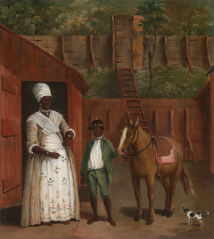 A Mother with her Son and a Pony by Agostino Brunias