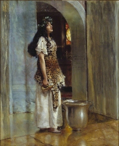 A Priestess of Apollo by Lawrence Alma-Tadema