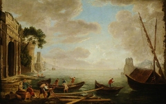 A Seaport by Anonymous