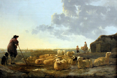 A Shepherd and His Flock by Aelbert Cuyp