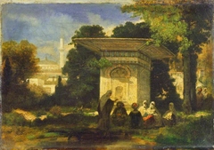 A Turkish Fountain by Narcisse Virgilio Díaz