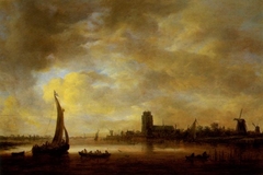 A View of Dordrecht (1648) by Jan van Goyen