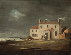 A View of the Inn, Laytown, County Meath by William Sadler