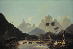 'A View taken in the bay of Oaite Peha [Vaitepiha] Otaheite [Tahiti]' ('Tahiti Revisited') by William Hodges