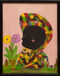 African Headdress by Clementine Hunter