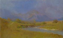 After Spring Rain under the Tatras by László Mednyánszky