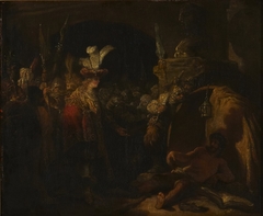 Alexander before Diogenes by Jean-Pierre Norblin de La Gourdaine