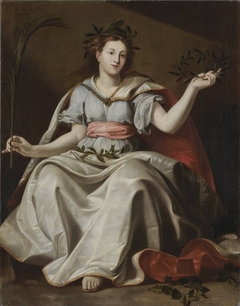 Allegorische Figur des Friedens (Victoria) by Johann Ulrich Loth