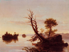 American Lake Scene by Thomas Cole